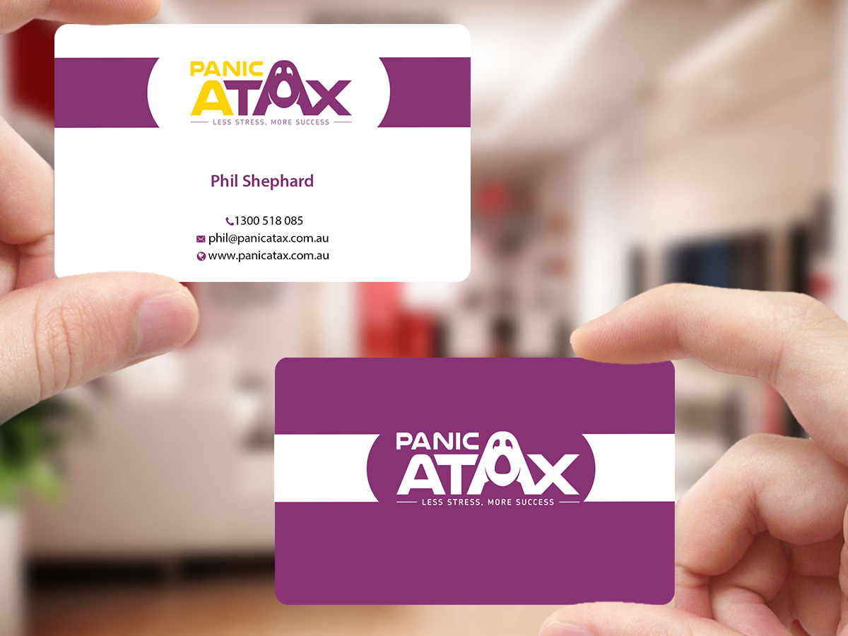 Design de Carte de Visite par Creations Box 2015 pour Panic Atax Pty Ltd | Design #10401960
