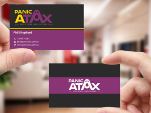 Diseño de Tarjeta de Presentación por Creations Box 2015 para Panic Atax Pty Ltd | Diseño: #10401961