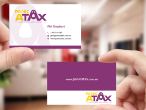 Diseño de Tarjeta de Presentación por Creations Box 2015 para Panic Atax Pty Ltd | Diseño: #10401968