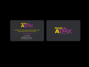 Diseño de Tarjeta de Presentación por Creations Box 2015 para Panic Atax Pty Ltd | Diseño: #10405887