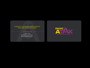 Diseño de Tarjeta de Presentación por Creations Box 2015 para Panic Atax Pty Ltd | Diseño: #10405888