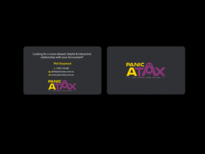 Diseño de Tarjeta de Presentación por Creations Box 2015 para Panic Atax Pty Ltd | Diseño: #10405889
