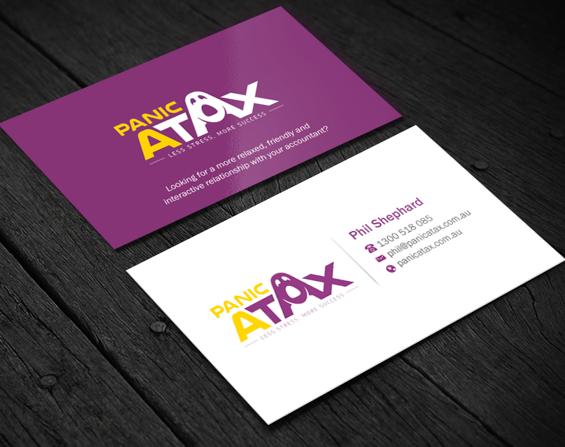 Design de Carte de Visite par Brand aid pour Panic Atax Pty Ltd | Design #10392650