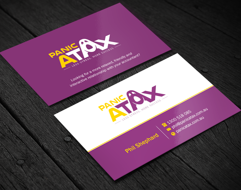 Design de Carte de Visite par Brand aid pour Panic Atax Pty Ltd | Design #10392652