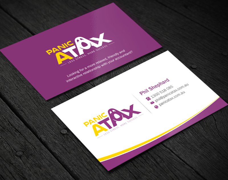 Design de Carte de Visite par Brand aid pour Panic Atax Pty Ltd | Design #10392657