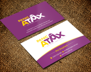 Business Card Design by Brand aid for Panic Atax Pty Ltd | Design: #10392659