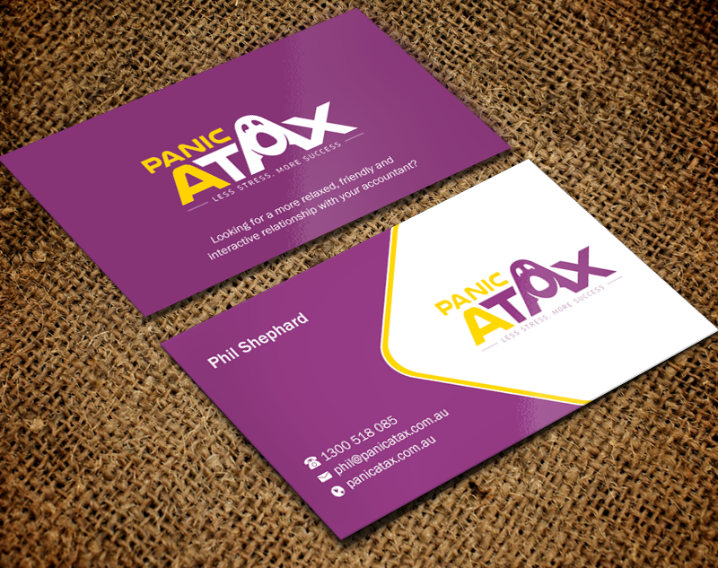Design de Carte de Visite par Brand aid pour Panic Atax Pty Ltd | Design #10392661