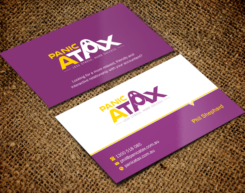 Design de Carte de Visite par Brand aid pour Panic Atax Pty Ltd | Design #10394736