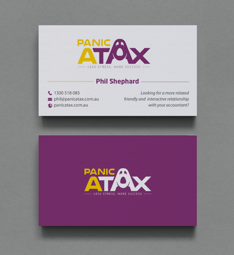 Design de Carte de Visite par chandrayaan.creative pour Panic Atax Pty Ltd | Design #10392612