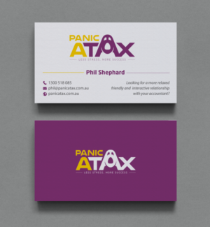 Business Card Design by chandrayaan.creative for Panic Atax Pty Ltd | Design: #10392612