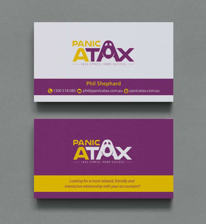 Design de Carte de Visite par chandrayaan.creative pour Panic Atax Pty Ltd | Design #10392615