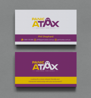 Business Card Design by chandrayaan.creative for Panic Atax Pty Ltd | Design: #10392615