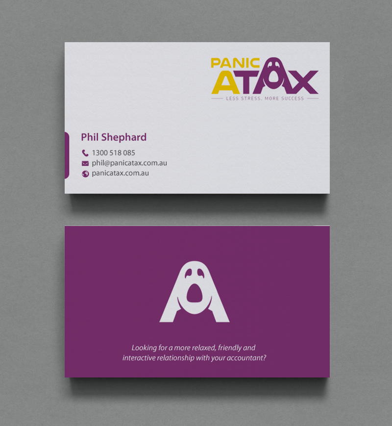Design de Carte de Visite par chandrayaan.creative pour Panic Atax Pty Ltd | Design #10392617