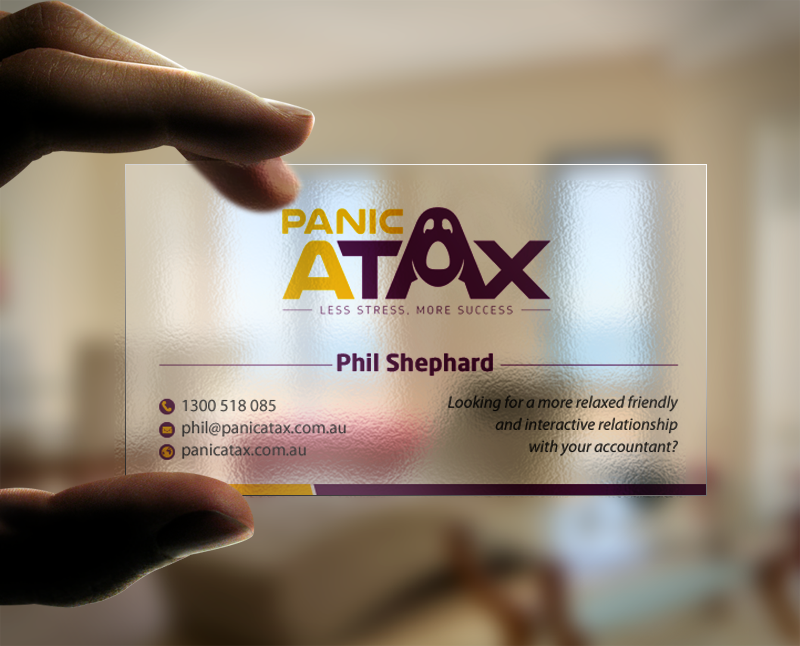 Design de Carte de Visite par chandrayaan.creative pour Panic Atax Pty Ltd | Design #10392620