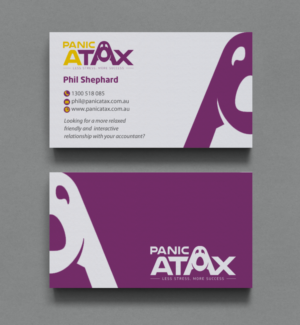 Business Card Design by chandrayaan.creative for Panic Atax Pty Ltd | Design: #10392623