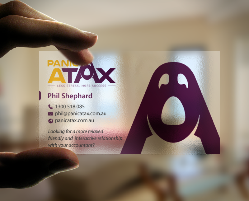 Design de Carte de Visite par chandrayaan.creative pour Panic Atax Pty Ltd | Design #10392632