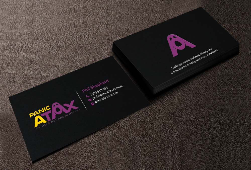 Design de Carte de Visite par chandrayaan.creative pour Panic Atax Pty Ltd | Design #10392634