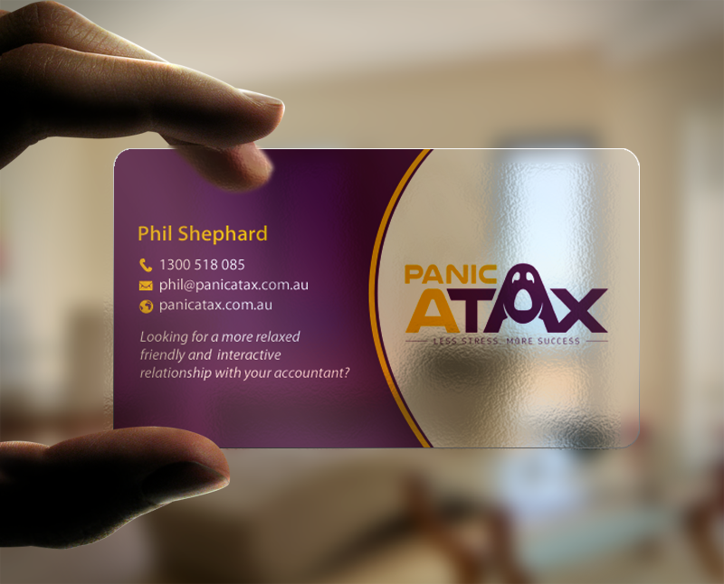 Design de Carte de Visite par chandrayaan.creative pour Panic Atax Pty Ltd | Design #10394704