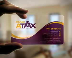 Business Card Design by chandrayaan.creative for Panic Atax Pty Ltd | Design: #10394706