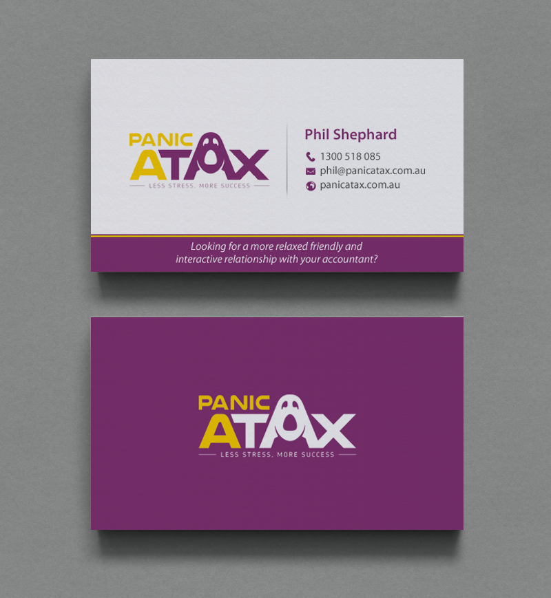 Design de Carte de Visite par chandrayaan.creative pour Panic Atax Pty Ltd | Design #10394719