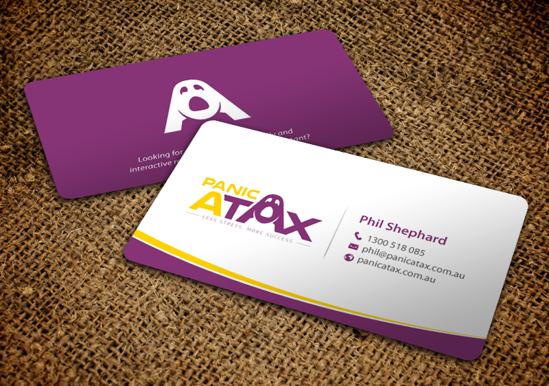 Design de Carte de Visite par chandrayaan.creative pour Panic Atax Pty Ltd | Design #10394723