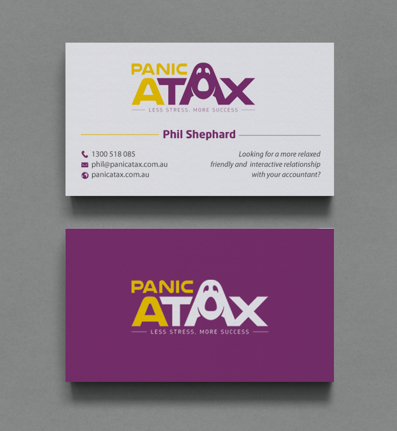 Business Card Design by chandrayaan.creative for Panic Atax Pty Ltd | Design #10440872