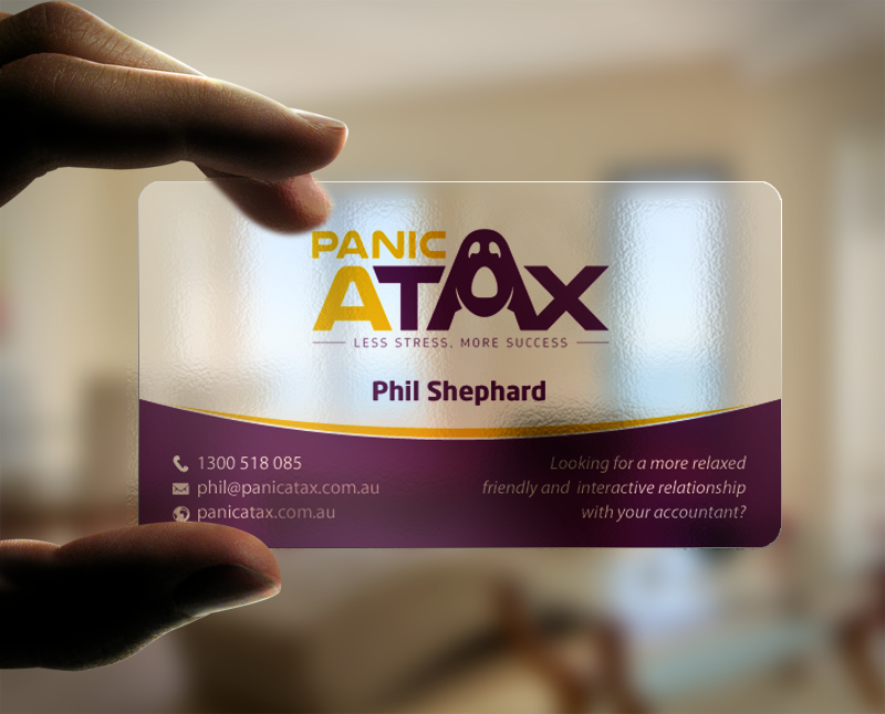 Design de Carte de Visite par chandrayaan.creative pour Panic Atax Pty Ltd | Design #10442489