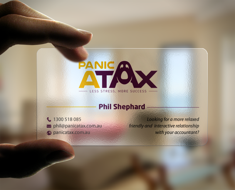 Design de Carte de Visite par chandrayaan.creative pour Panic Atax Pty Ltd | Design #10442490