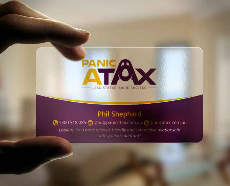Design de Carte de Visite par chandrayaan.creative pour Panic Atax Pty Ltd | Design #10442491