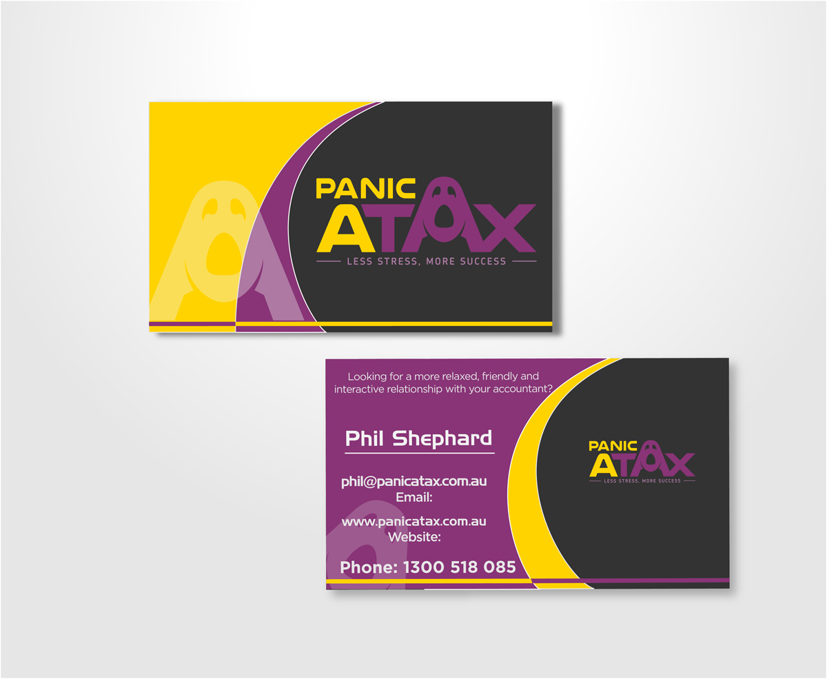 Design de Carte de Visite par glenn pour Panic Atax Pty Ltd | Design #10390698