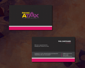 Visitenkarten-Design von Jaydutt Shukla für Panic Atax Pty Ltd | Design #10395880