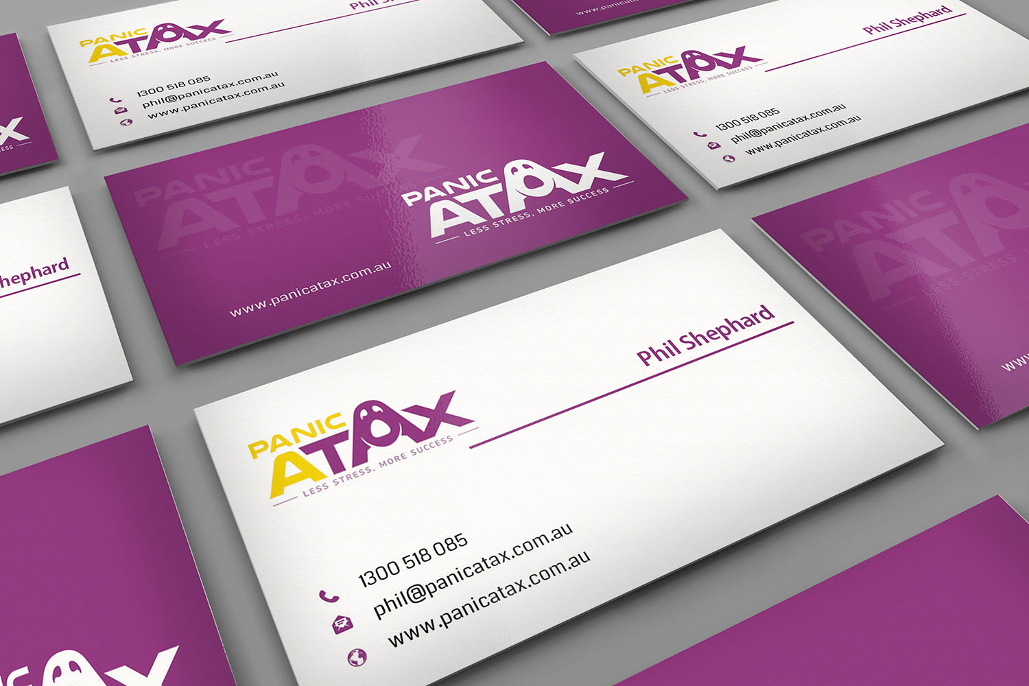 Design de Carte de Visite par Hammad mir pour Panic Atax Pty Ltd | Design #10417075