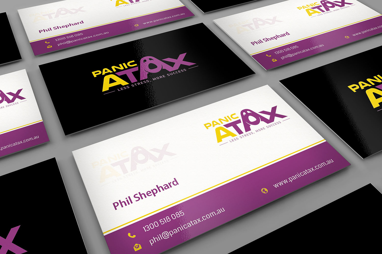 Design de Carte de Visite par Hammad mir pour Panic Atax Pty Ltd | Design #10417097