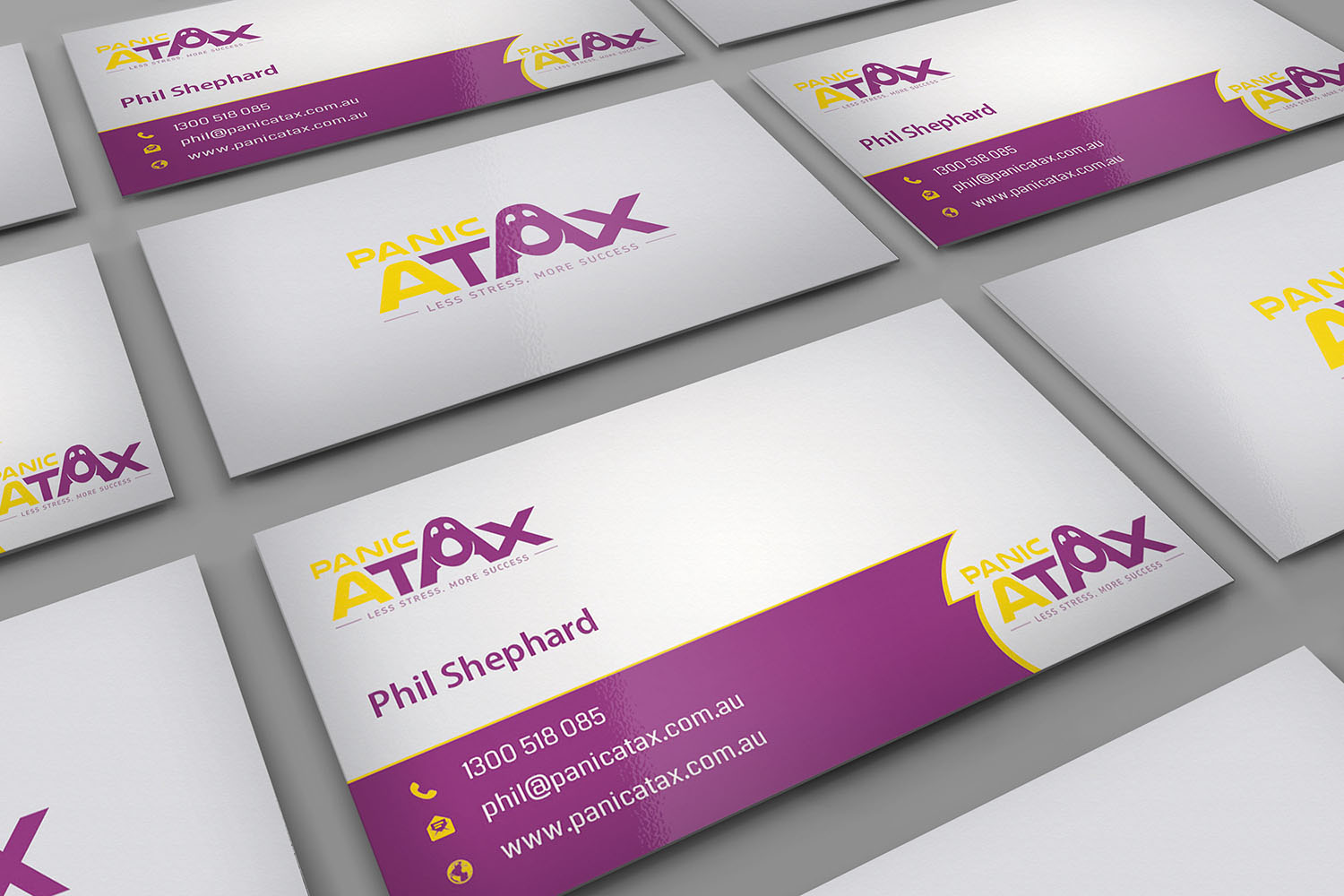 Design de Carte de Visite par Hammad mir pour Panic Atax Pty Ltd | Design #10417106