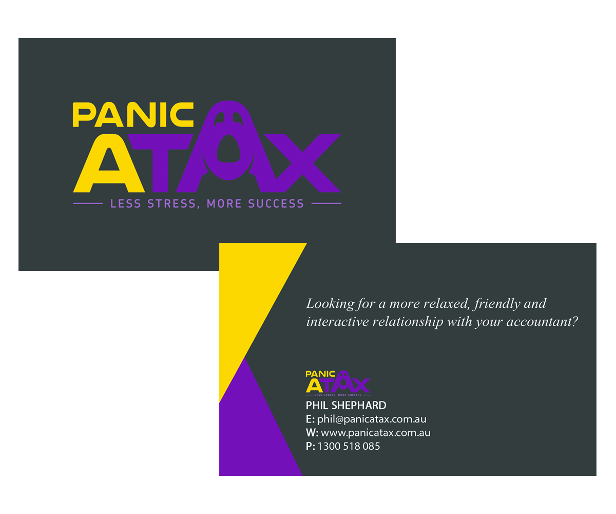 Visitenkarten-Design von simonehotchin für Panic Atax Pty Ltd | Design #10407829