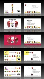 Business Card Design by Maskedbulb for Fruit at Work Pty Ltd | Design: #20147