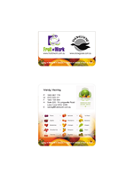 Business Card Design by Akayuki Designs for Fruit at Work Pty Ltd | Design #20631