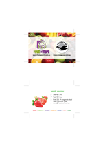 Business Card Design by Nuts Creative for Fruit at Work Pty Ltd | Design #20373