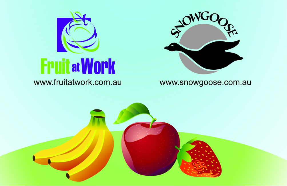Business Card Design by Lauren for Fruit at Work Pty Ltd | Design #19732