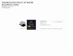 Business Card Design by Kiera Morton for Fruit at Work Pty Ltd | Design #20758