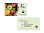 Business Card Design by M.U. Designs for Fruit at Work Pty Ltd | Design: #19948