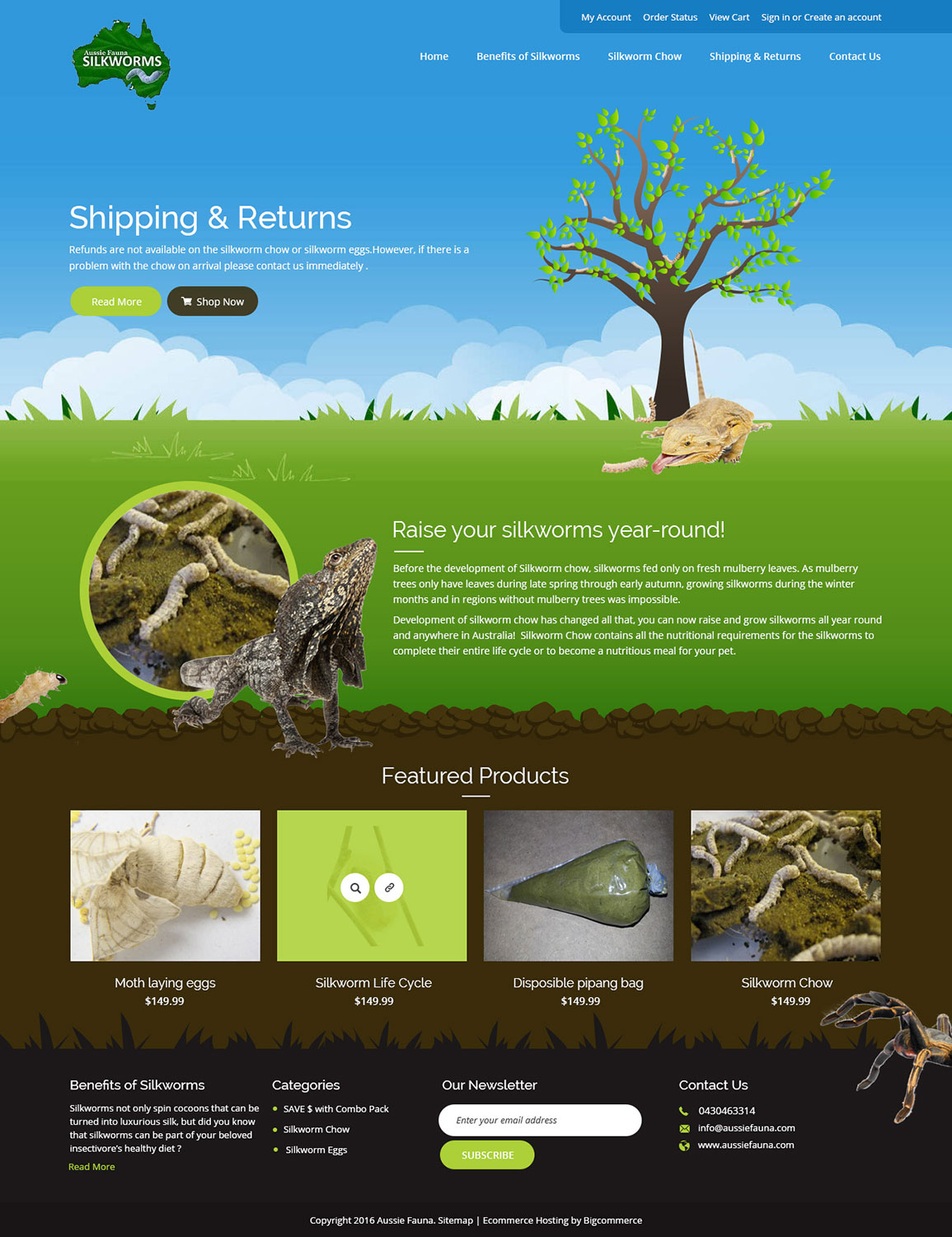 BigCommerce-Design von syrwebdevelopment für Aussie Fauna | Design #10482733