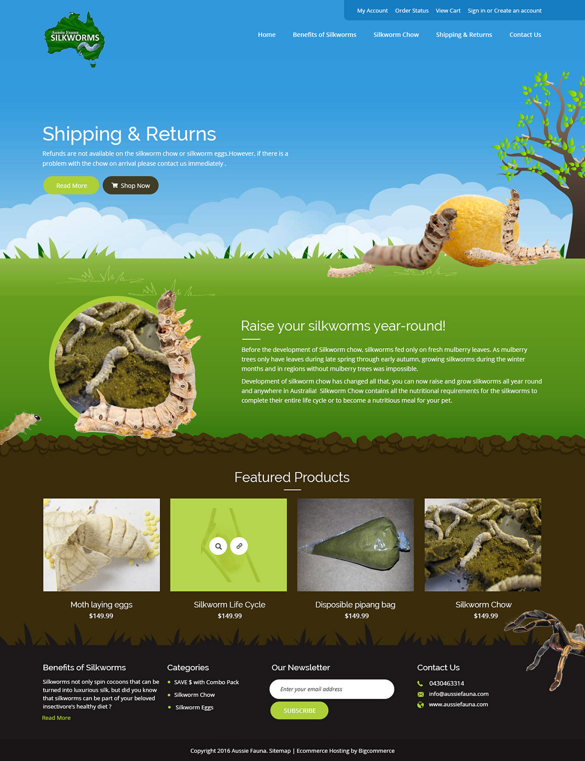 Design BigCommerce par syrwebdevelopment pour Aussie Fauna | Design #10495268