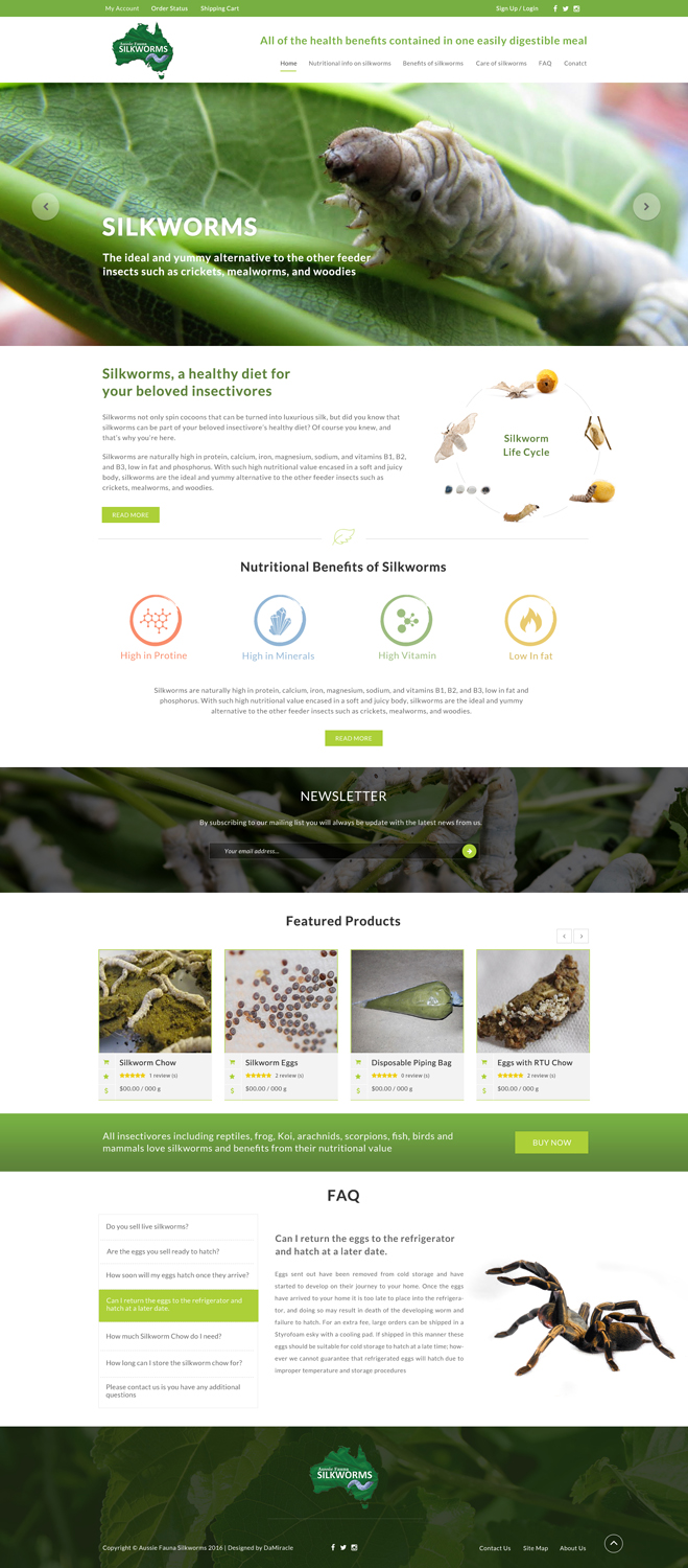 Design BigCommerce par Da Miracle pour Aussie Fauna | Design #10463286