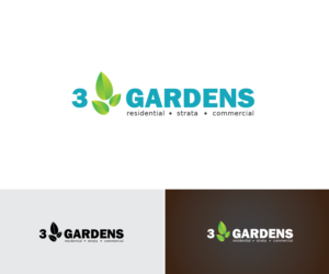 Logo Design by ARIA for 3 Gardens | Design: #10469355
