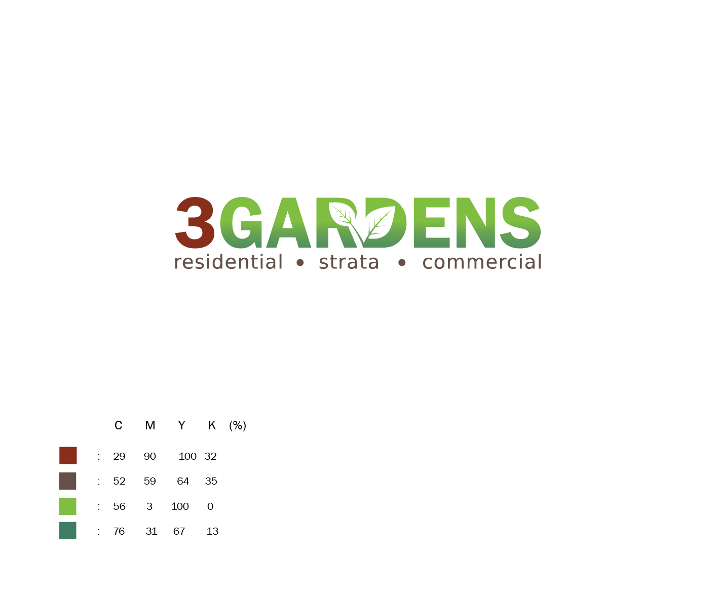 Diseño de Logo por ARIA para 3 Gardens | Diseño #10502908