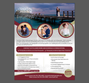 Photo-Video Combo Package Flyer      | Diseño de Flyer por Schöpfer