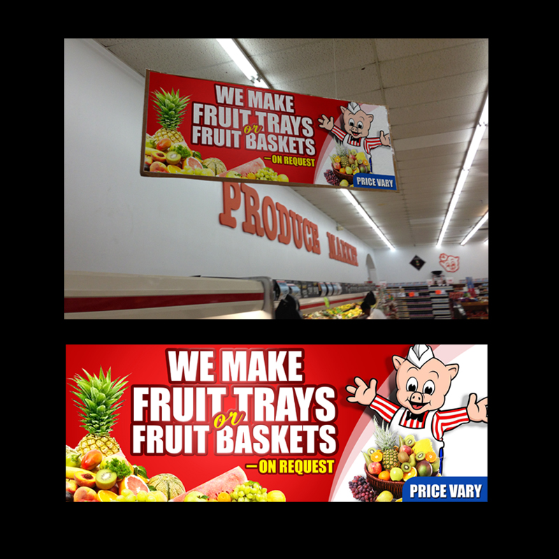 Design de Panneau par James Sylvester pour JTM Corporation - Piggly Wiggly | Design #2193196