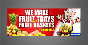 Diseño de Señalética por James Sylvester para JTM Corporation - Piggly Wiggly | Diseño #2209595