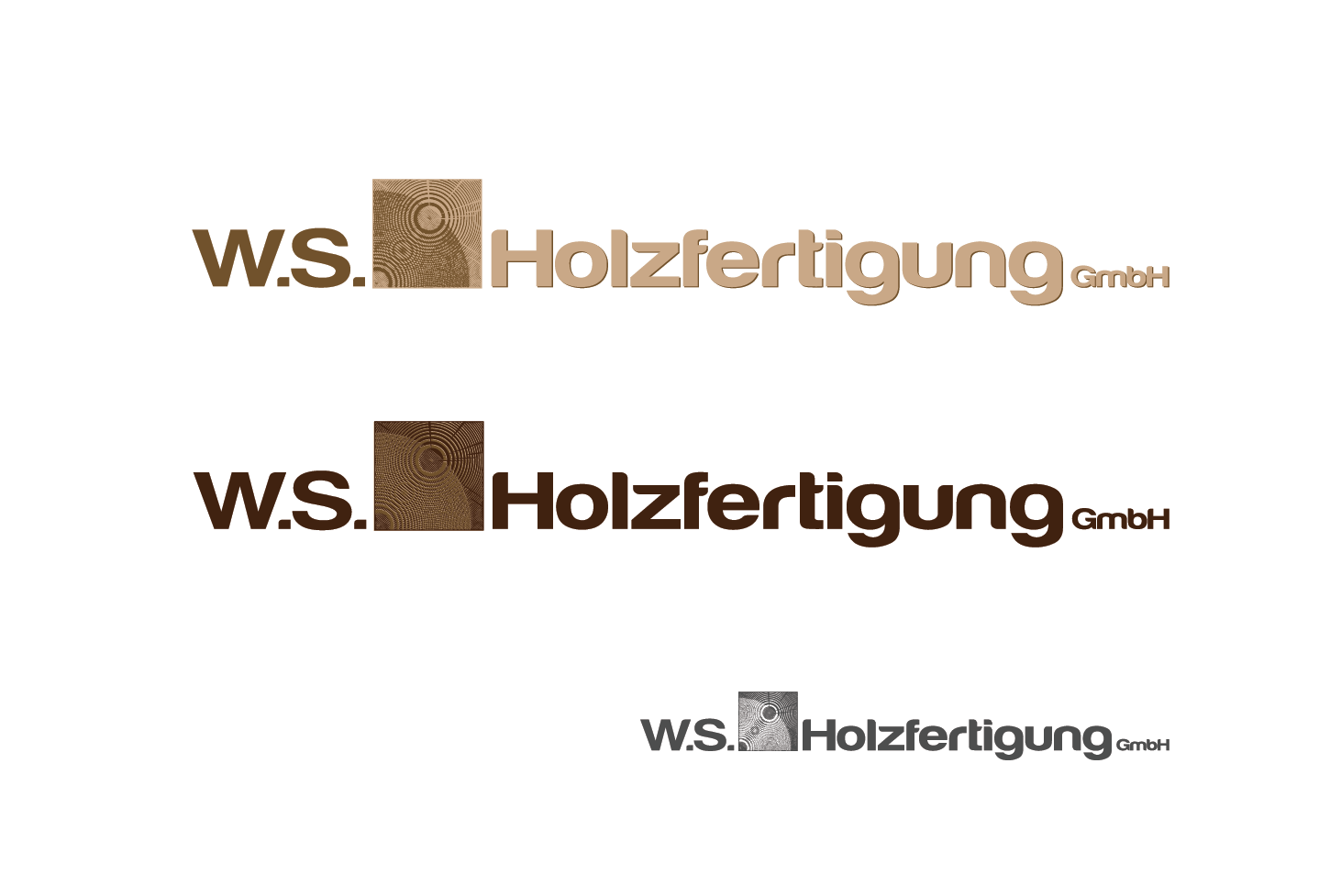 Logo-Design von mosu für W. S. Holzfertigung GmbH | Design #10533917